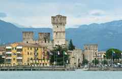 Sirmione castle on Lake Garda