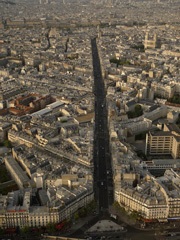Looking from Montparnasse to the Louvre