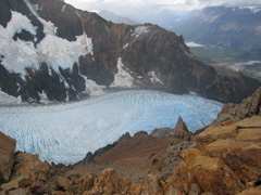 Piedras Blancas glacier